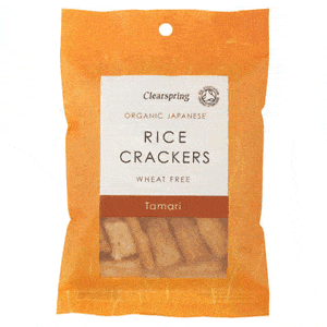Clearspring Rice Crackers Tamari - 50 g