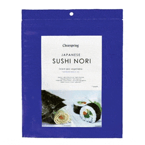 Clearspring Nori Sushiplattor rostade - 7 st