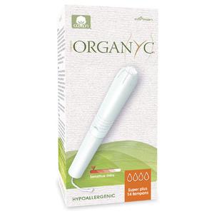 ORGANYC Tampong Super Plus med införingshylsa Ekologisk - 14 st