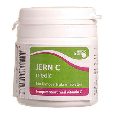 MedicTeam Järn C - 100 tabletter