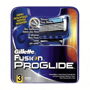 Gillette Fusion Proglide rakblad - 3 st