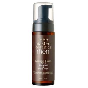 John Masters Organics eucalyptus & agave 2-in-1 face wash & shave foam