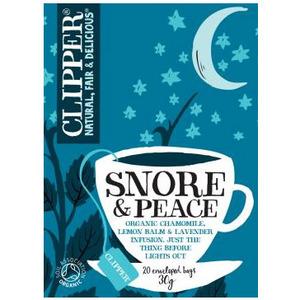 Clipper Snore & Peace te Ekologisk - 20 påsar