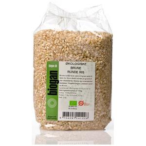 Brunt runt ris Ekologisk- 1 kg