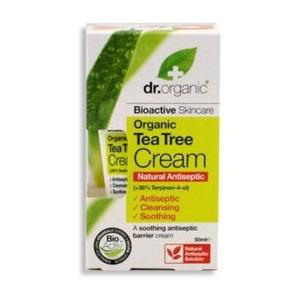 Dr. Organic Antiseptisk Cream Tea Tree - 50 ml