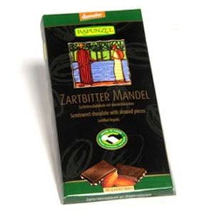 Choklad med mandlar ekologisk - 80 g