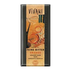Vivani Choklad Bitter med Apelsin Ekologisk - 100 g