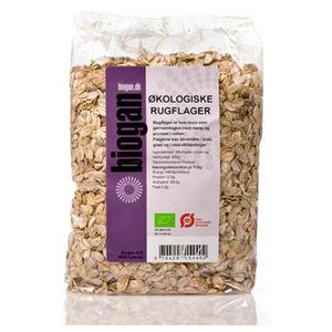 Biogan Rågflingor Ekologiska - 500 g