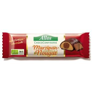 Allos Choklad Marsipan och Nougatbar Ekologisk - 35 gr
