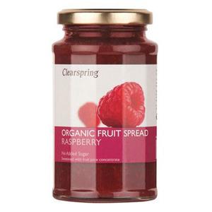 Clearspring Hallonmarmelad sockerfri eko - tillverkad i Frankrike
