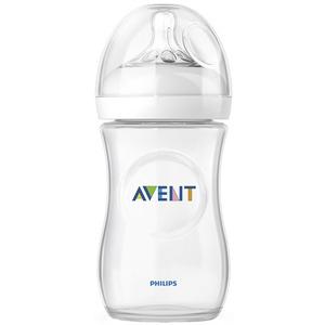 AVENT Natural Nappflaska med napp 1 månad + - 260 ml