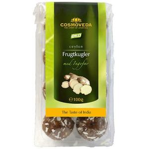 Fruktkulor med ingefära Ekologiska - 100 g