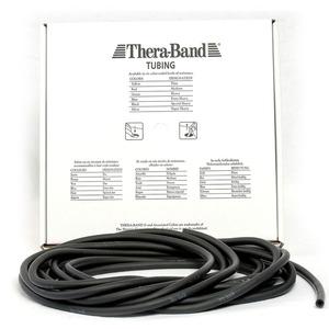 TheraBand Rund Elastisk 7.5 m - Svart - Hårdhet 5