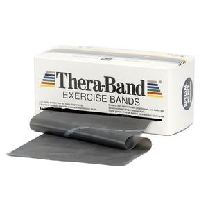 Thera Band Platt Elastisk 5,5 m - Svart - Hårdhet 6