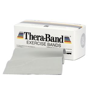 Thera Band Platt Elastisk 5,5 m - Silver - Hårdhet 7