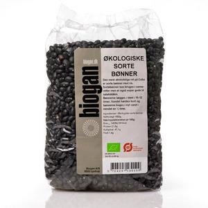 Biogan Svarta Bönor Ekologisk - 1 kg