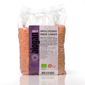 Röda linser Ekologisk - 750 g