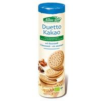 Allos Dubbla kex med Kakaokräm Ekologisk - 330 g