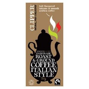 Coffee Italian Style malet ekologiskt kaffe från Clipper - 227 g