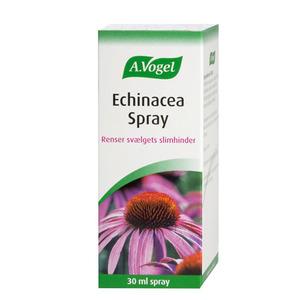 A. Vogel Echinacea Spray innehåller röd solhatt som rengör slemhinnorna effektivt i mun och hals Med24.se