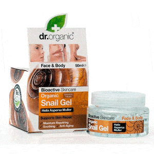 Dr. Organic Gel snail face and body - 50 ml