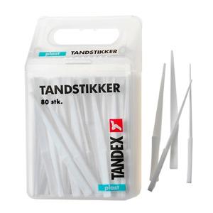 Tandex plast tandpetare - 80 st