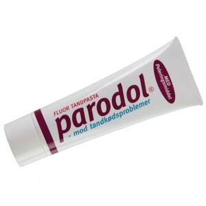 Parodol Tandkräm Röd med slipmedel - 75 ml