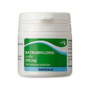 Meda Natrium 250 mg - 100 tabletter