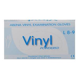 Abena Vinylhandske L med puder - 100 st