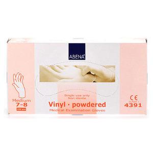 Abena Vinylhandske M med puder - 100 st