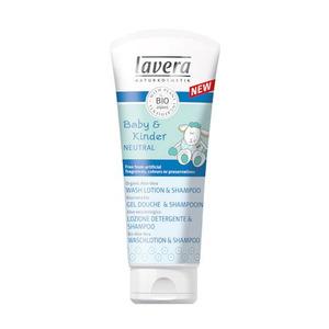 Lavera Baby och Barn Neutral mild bad mjölk och schampo - 200 ml