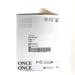 Once Spruta luer 5 ml skala 0,5 ml - 100 st