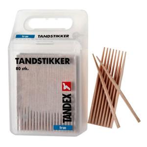 Tandex tandpetare i trä - 80 st