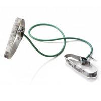 TheraBand Elastiska Träningsband med Handtag 1,4 m - Grön - Hård