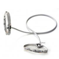 TheraBand Elastiska Träningsband med Handtag 1,4 m - Silver - Hå