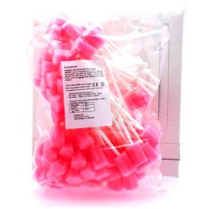 Oral Care Stick 10 cm med svamp - 2 x 100 st