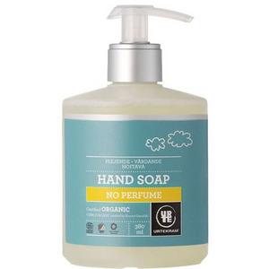 Urtekram No Parfume Hand Soap innehåller aloe vera och glycerin som ger mjukt skum och mycket fukt till händerna Med24.se