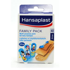 Hansaplast Family Pack - plåster i tre storlekar