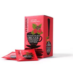 Clipper Röda bär & aronia bär te ekologiskt - 25 tepåsar