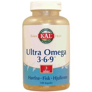 Ultra Omega 3-6-9 är en kombination av tre fettsyror i en kapsel.
