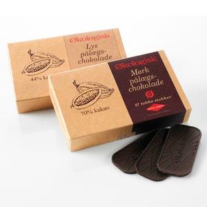 Ekologisk påläggschoklad ljus - 135g