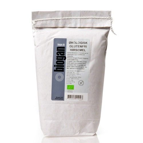 Biogan Hirsmjöl glutenfritt, eko - 1 kg
