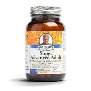 Udo's Choice Super Advanced Adult - Bifido- och mjölksyrabakterier för vuxna över 55 år Med24.se