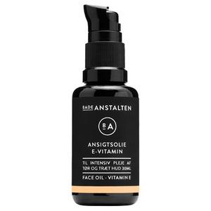 Badeanstaltens ansiktsolja vitamin E återfuktar på djupet och är särskilt lämplig för intensiv vård av torr och matt hud Med24.se