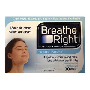 Breathe Right är ett världspatenterat nasalband som hjälper den som snarkar att andas genom näsan under sömnen.