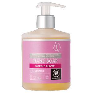 Urtekram Nordic Birch Handtvål, antibakteriell garanterar dig helt rena händer samtidigt som du tar hand om huden med aloe vera, glycerin och stärkande björkbladsextrakt Med24.se