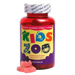 Kids Zoo propolis med fläderbär och nypon + vitamin C vegetabilisk