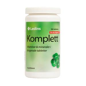 Ledins Komplett med järn - 100 tabletter