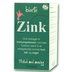 Mineraltillskott med zink från BiOrto - för att förebygga och behandla zinkbrist Med24.se