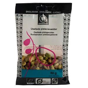 Urtekram Pistagenötter utan skal Ekologisk - 50 g